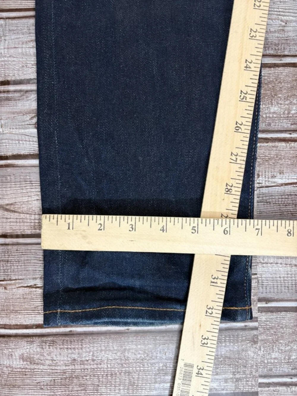LEVI’S Made & Crafted Needle Narrow Denim Jeans size 36x34 blue Fabric Japanese